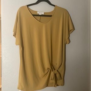 Zenana Mustard Top